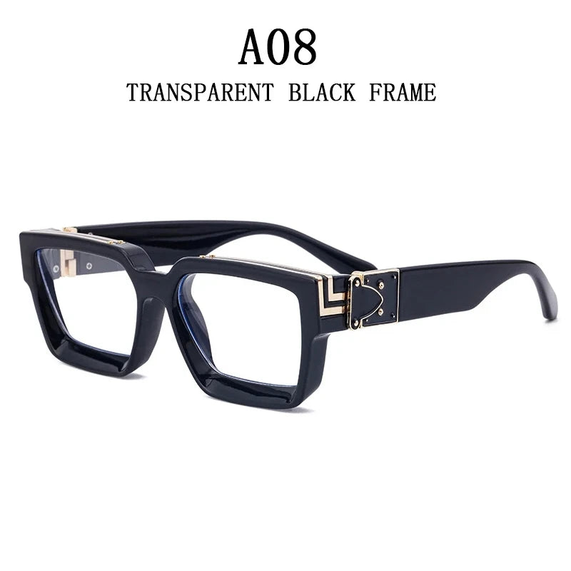 Lunettes de Soleil Carrées Vintage UV400 Unisexe – CLEVI Paris