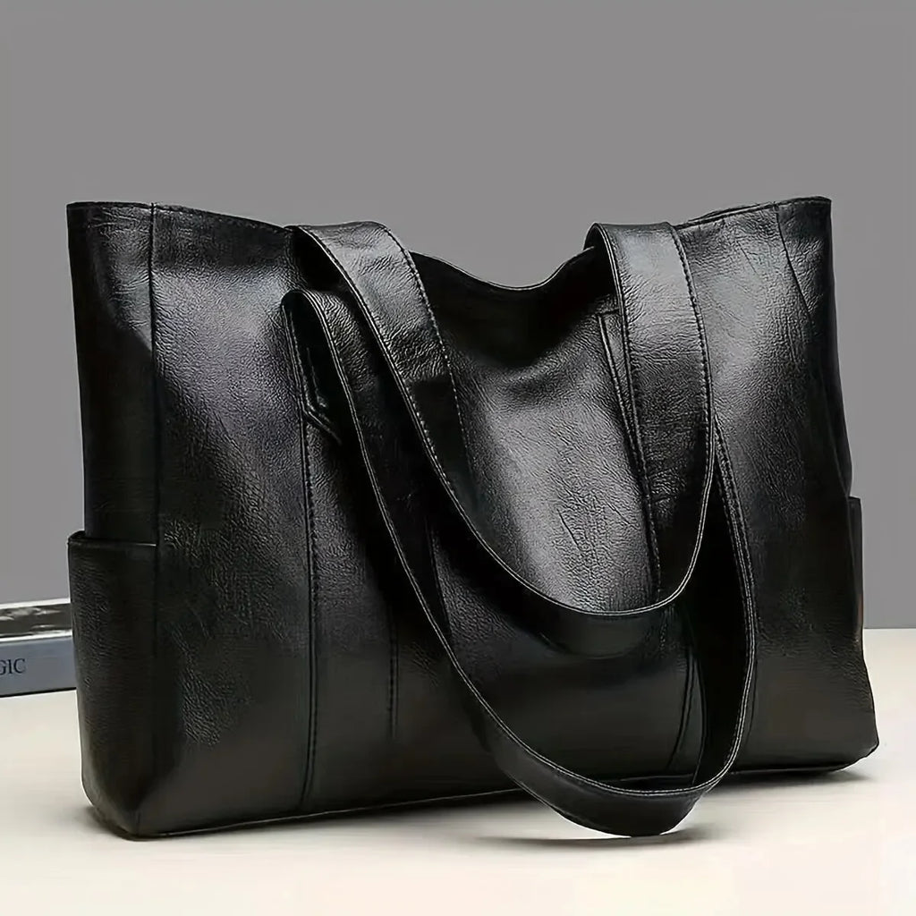Sac À Main PU Vintage Grande Capacité Femme 36x28cm Bureau – CLEVI Paris