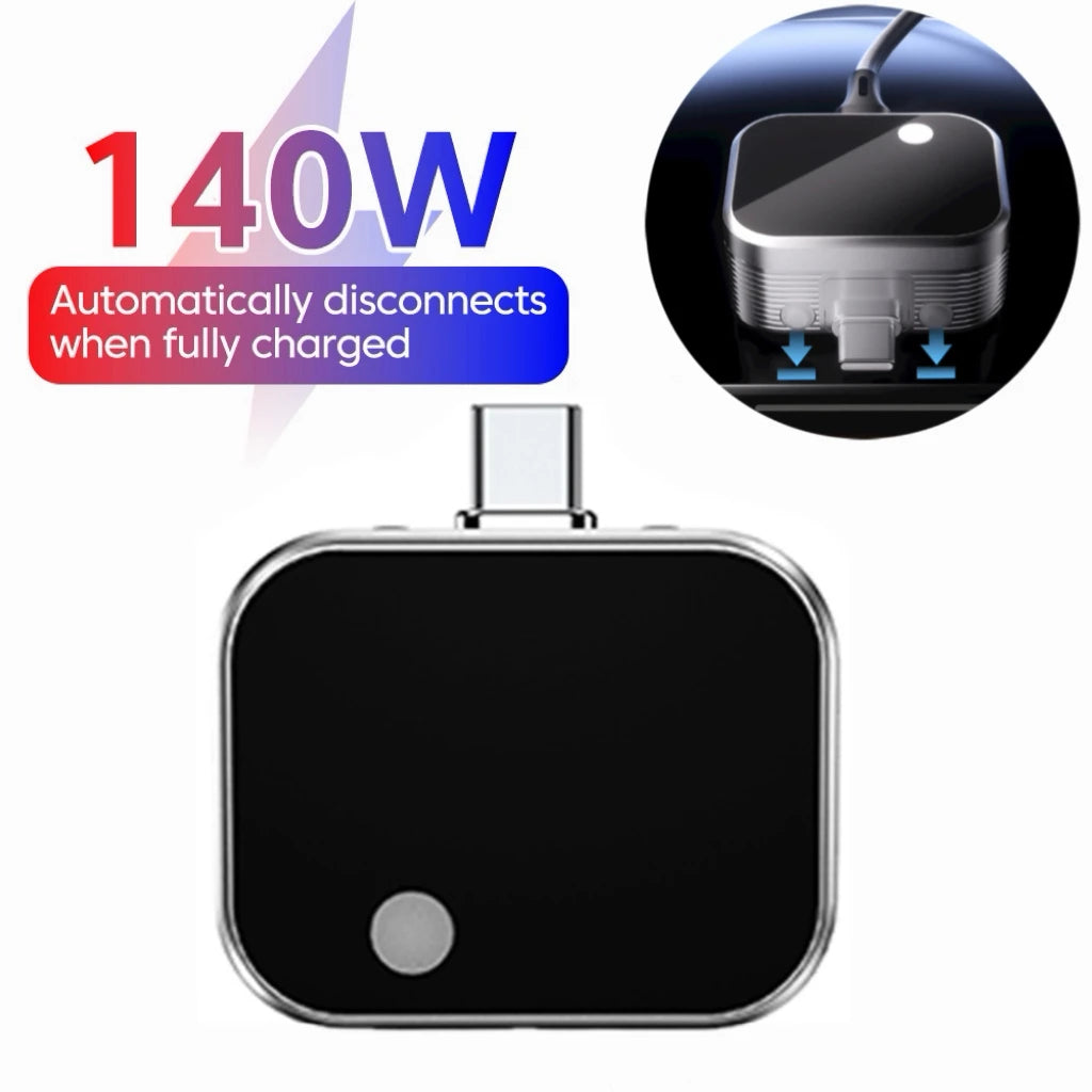 Adaptateur USB-C Charge Rapide 140W Auto-Stop – CLEVI Paris