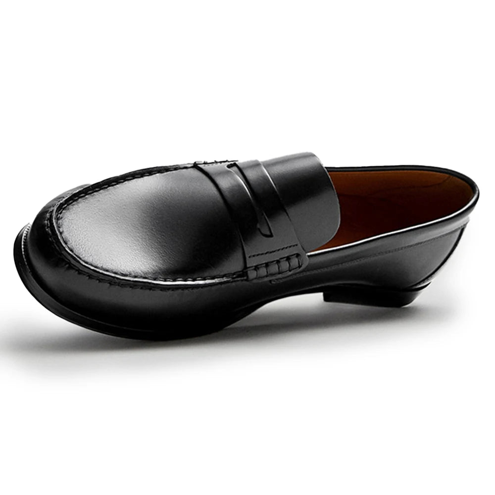 Mocassins Loafers Homme Cuir de Veau Respirant Slip-On | Casual & Conduite EU 39-46