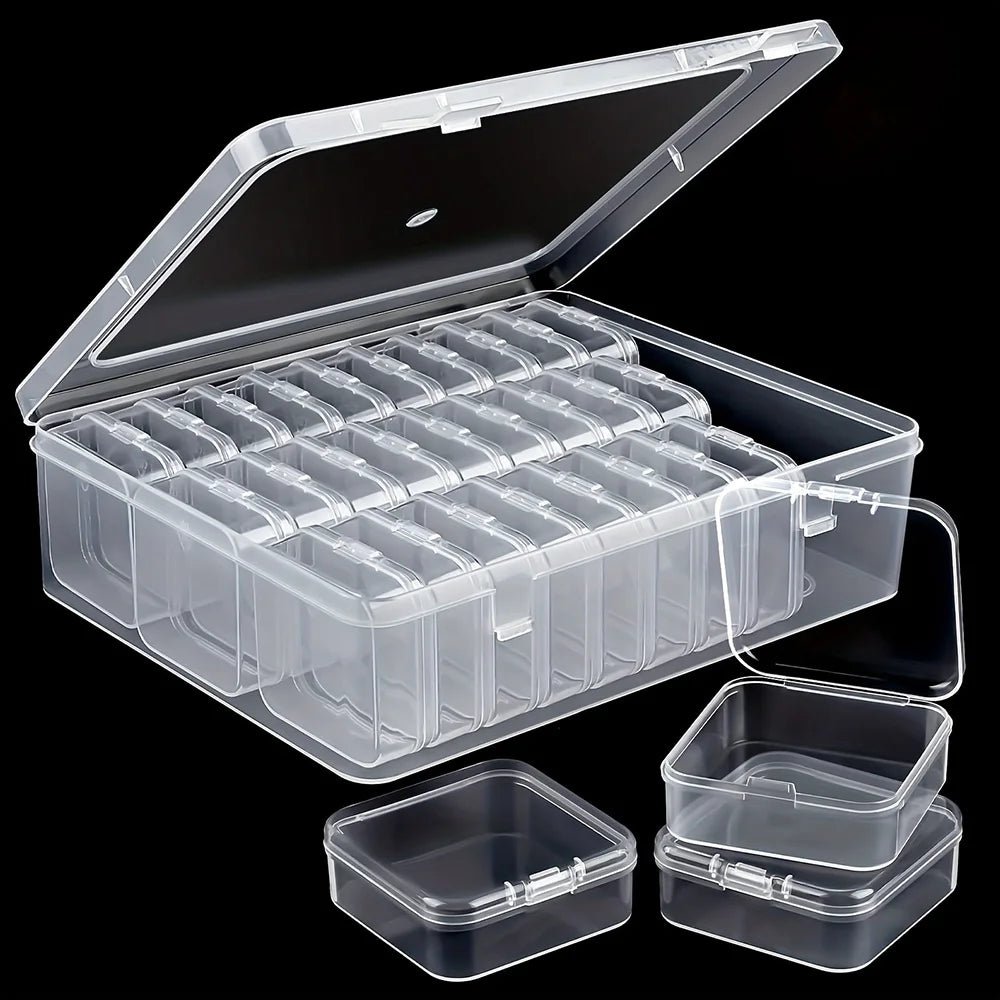 Boîte de Rangement Plastique Multi-Cases | Diamond Painting, Nail Art, Bijoux & Strass – CLEVI Paris