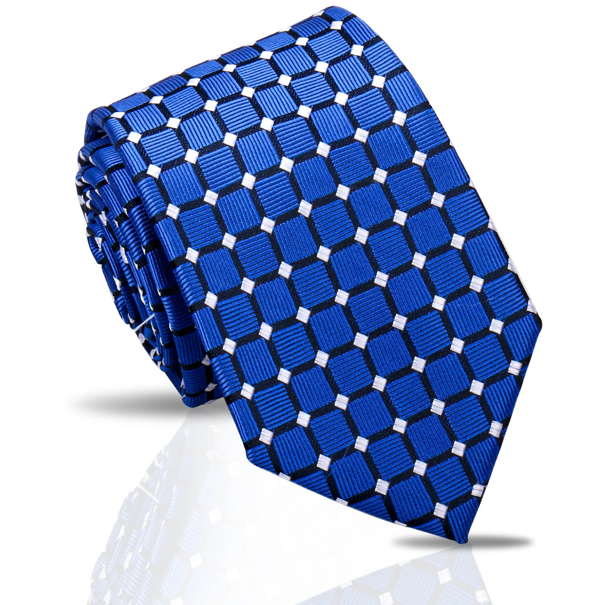 Cravate unisexe rayée 7,5 cm – CLEVI Paris