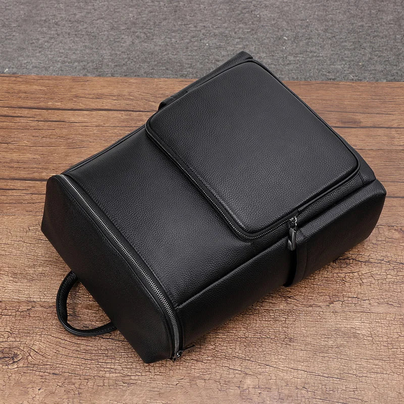 Sac à Dos Homme Cuir Vache Véritable Motif Alligator 36-55L – CLEVI Paris