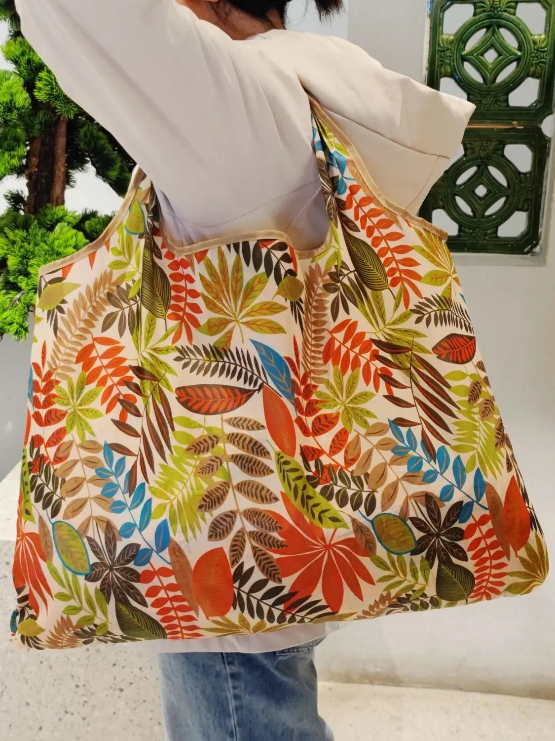 Tote Bag Polyester Grande Capacité | Sac Cabas Léger Pliable 25 Coloris – CLEVI Paris
