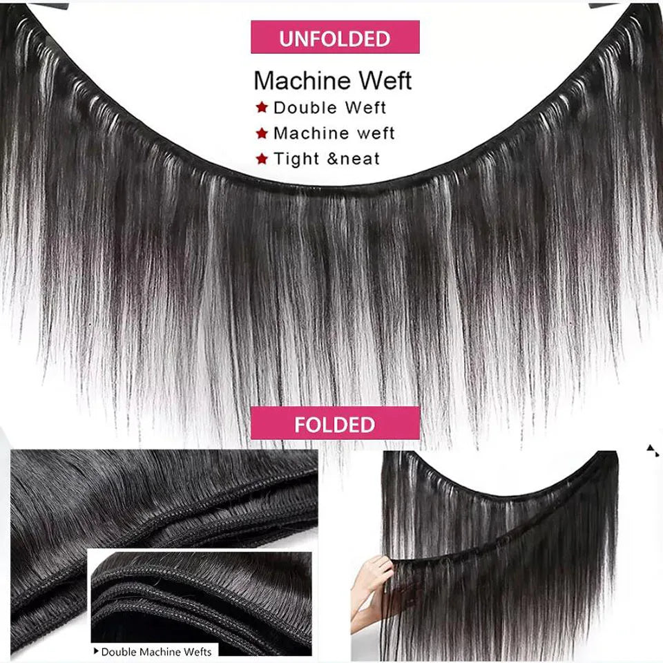 Tissage Straight Hair Remy Hair Brésilien 10A – CLEVI Paris