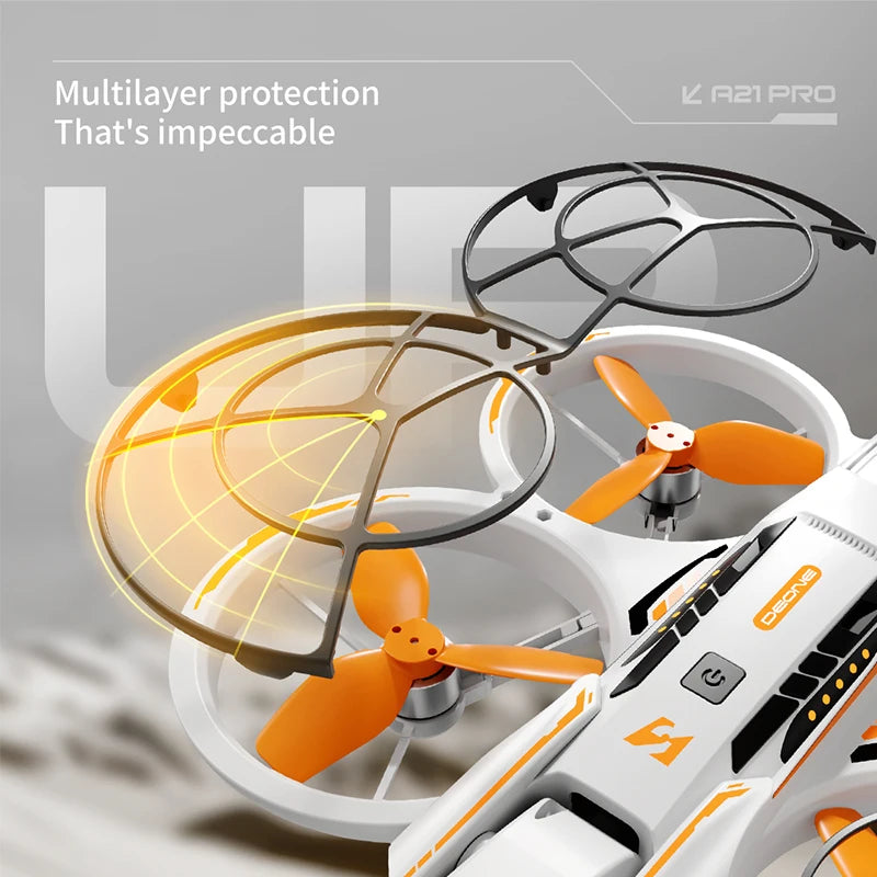 Drone FPV A21 Pro – Brushless 4K/8K WiFi Hovering Optique Caméra 180° Écran Télécommande 15-18 Min Vol – CLEVI Paris