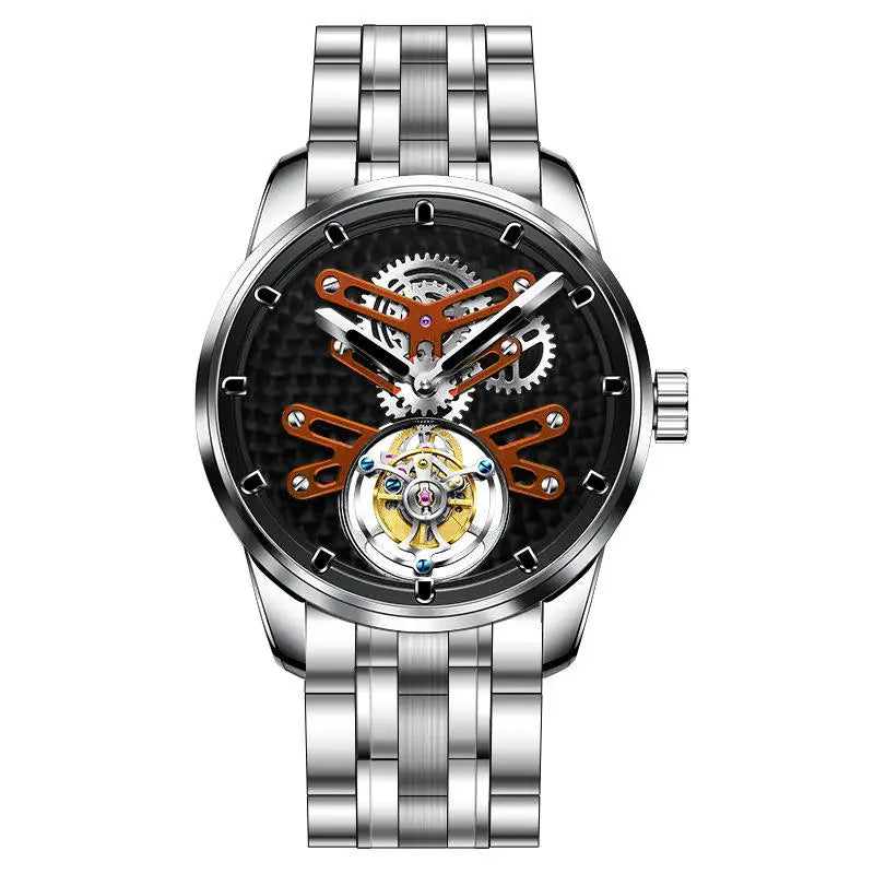 Montre Homme Tourbillon Squelette Military Aesop 7029 – CLEVI Paris