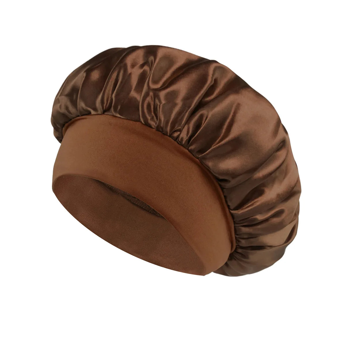 Bonnet de Nuit en Soie Satin Taille Universelle — CLEVI Paris