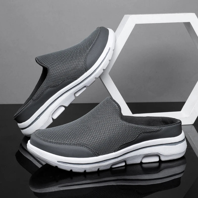 Mules Slides Homme Air Mesh Respirantes Semelle EVA Épaisse — Intérieur & Extérieur | CLEVI Paris
