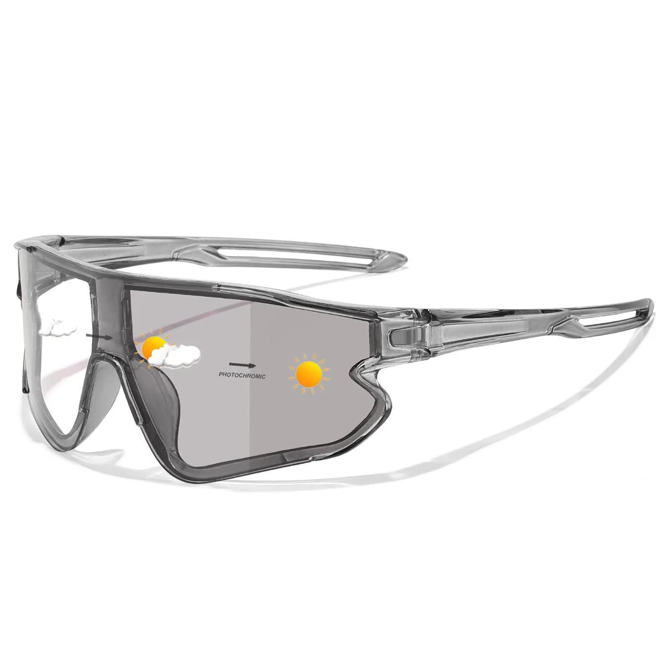 Lunettes Photochromiques Sport – Vélo VTT Running Pêche Mixte Coupe-Vent