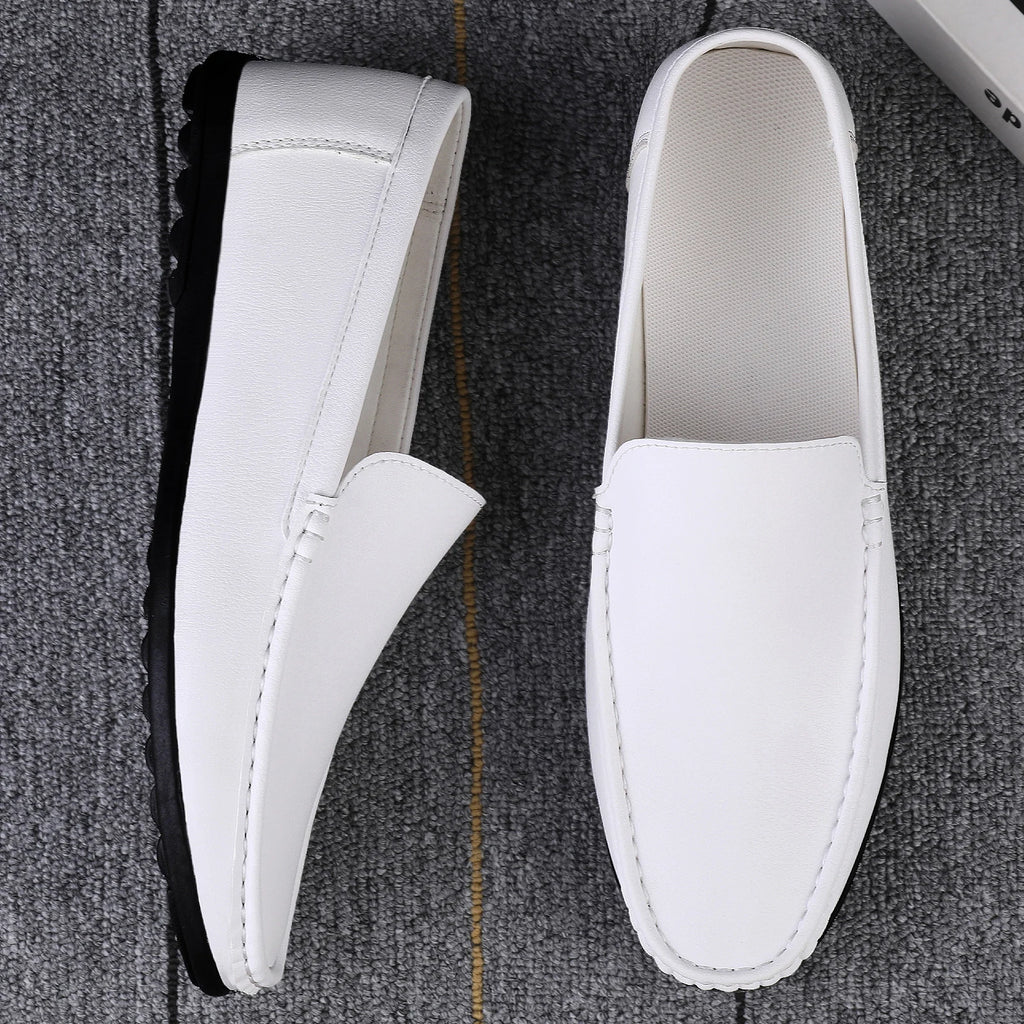 Mocassins homme en cuir fendu à enfiler – CLEVI Paris