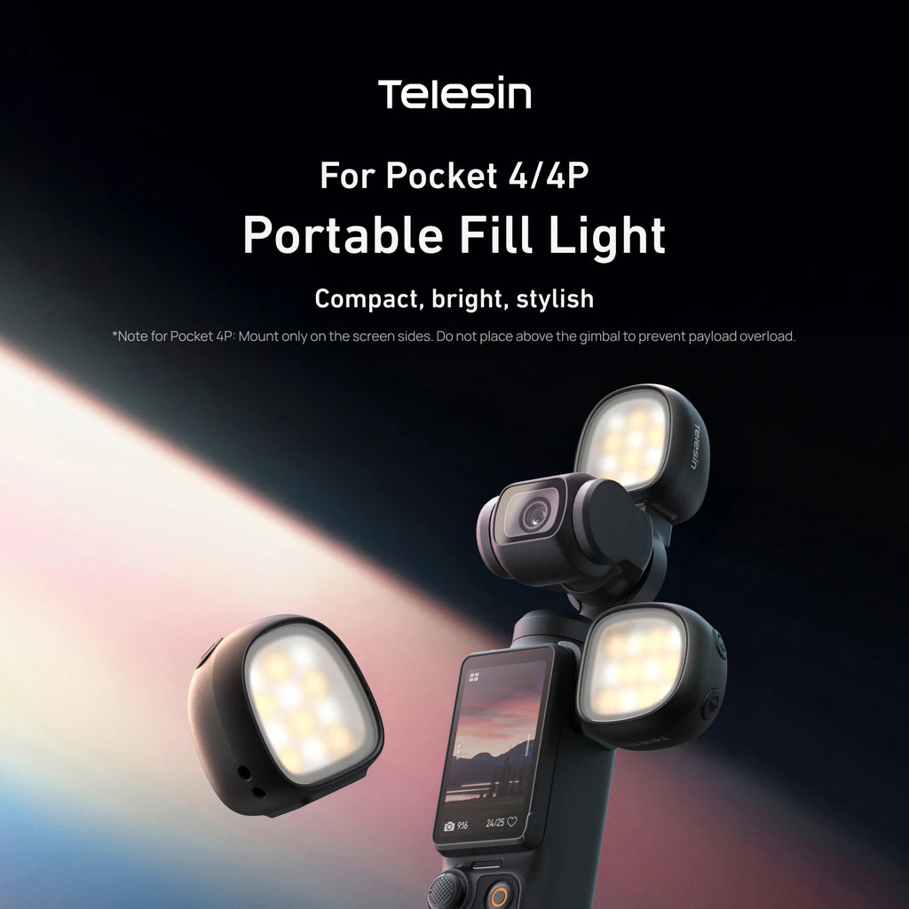 Lampe TELESIN pour Osmo Pocket 4/4P – CLEVI Paris