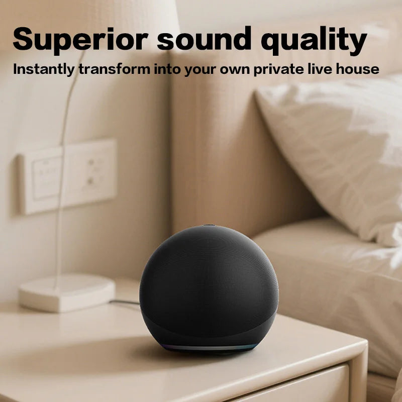 Enceinte Bluetooth Portable DGETG Alaxe — 360° Surround, IPX4, RGB, 5W, Carte TF | CLEVI Paris