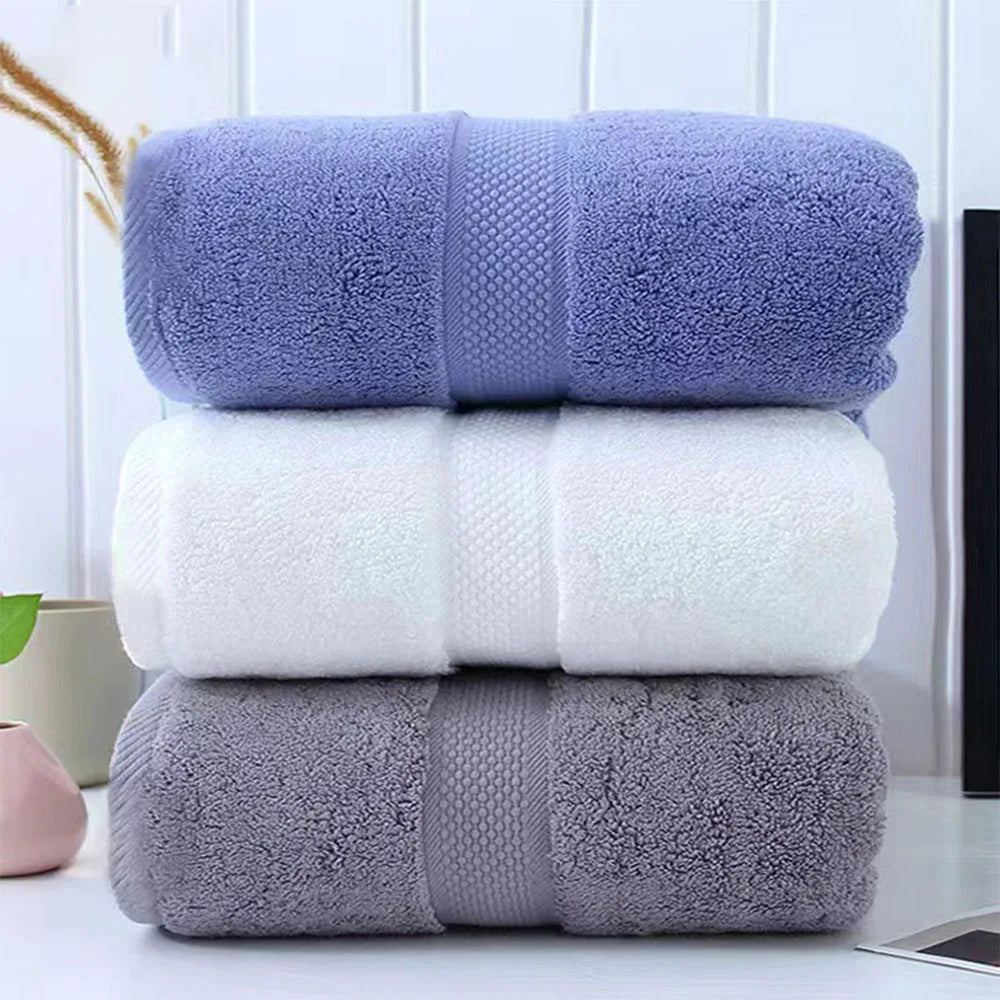 Serviette de Visage en Coton 100% – 34x75cm | Collection Hôtel & Spa | Séchage Rapide