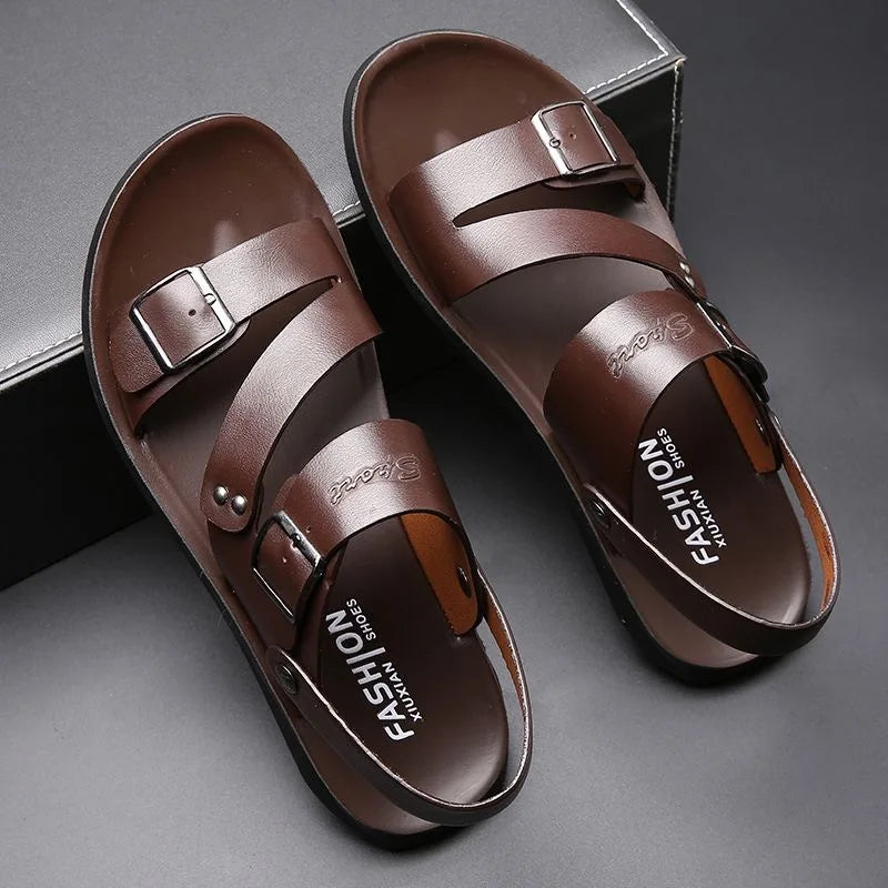 Sandales Homme Été Double Port Antidérapant Semelle Souple | Plage & Casual EU 39-48