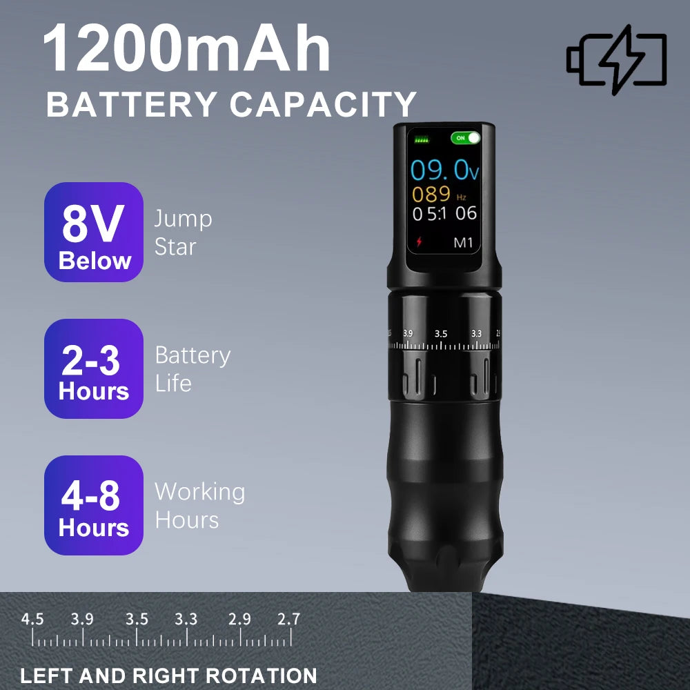 Machine à Tatouer Électrique Galaxy Tattoo Stylo Batterie Rechargeable Aluminium – CLEVI Paris
