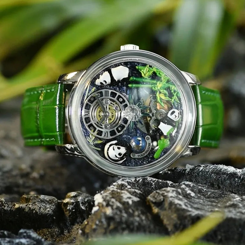 Montre Mécanique PINDU Panda Trésor National – CLEVI Paris