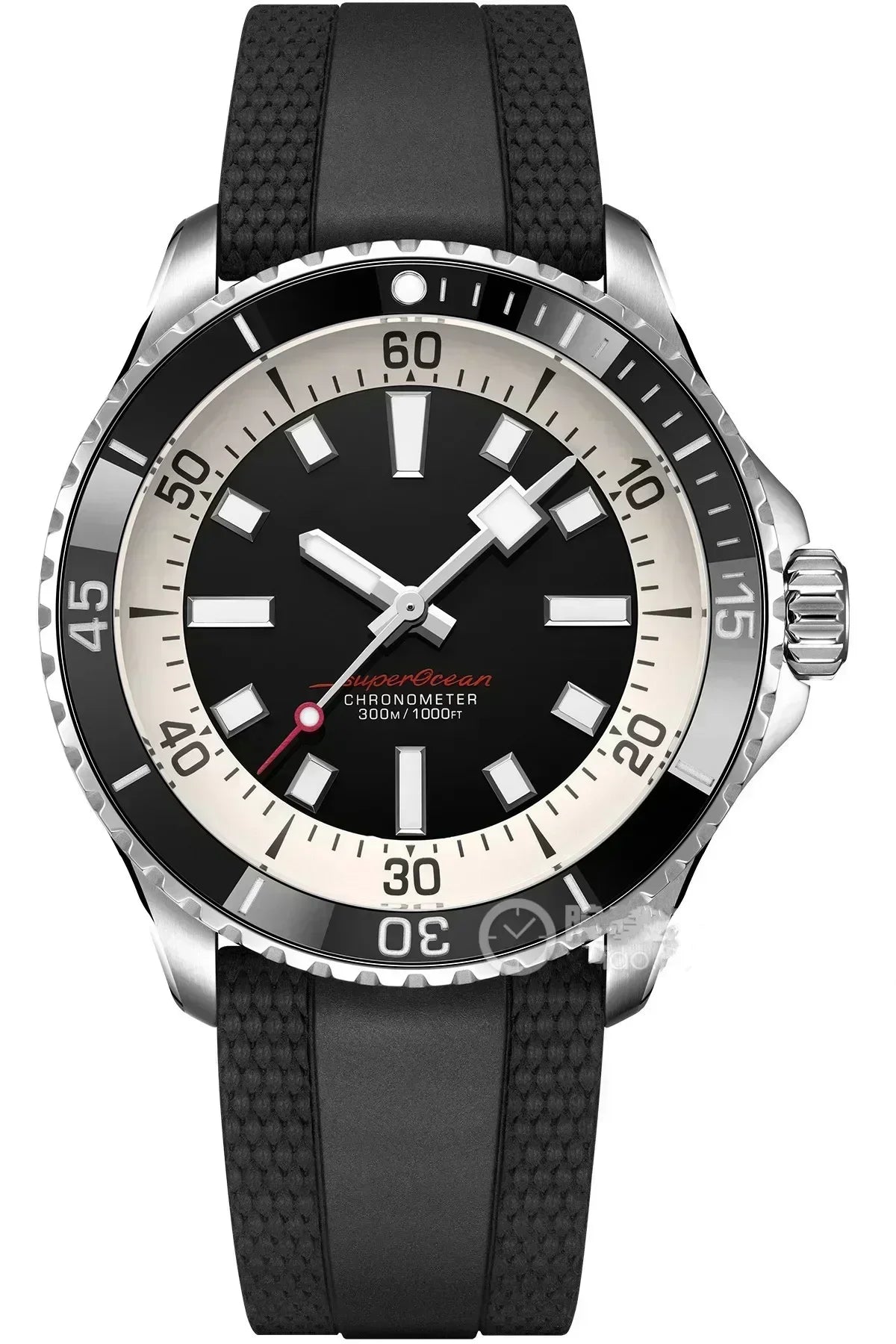 Montre Homme Automatique Luxe Acier Verre Saphir Couronne Vissée Cytupr – CLEVI Paris