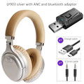 Casque SHOUMI ANC Bluetooth 5.0 Adaptateur TV USB 3.5mm Basses Profondes – CLEVI Paris