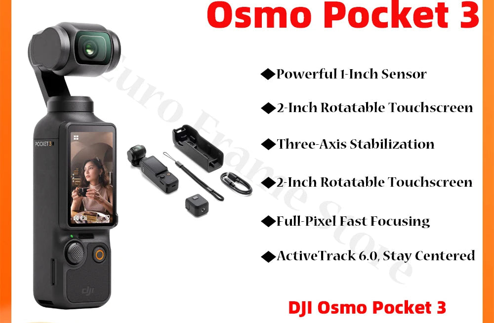 DJI Osmo Pocket 3 caméra stabilisée 4K – CLEVI Paris
