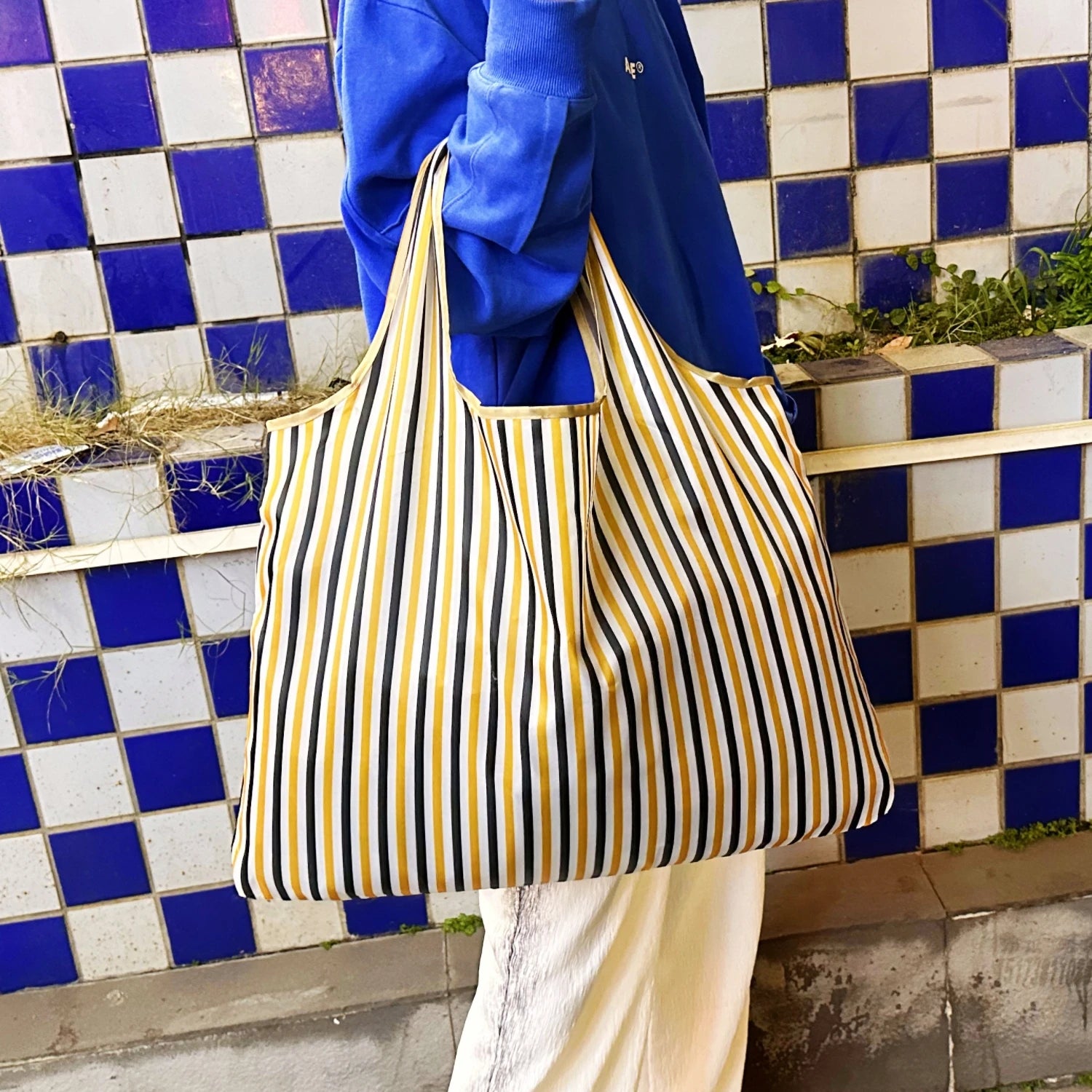 Tote Bag Polyester Grande Capacité | Sac Cabas Léger Pliable 25 Coloris – CLEVI Paris