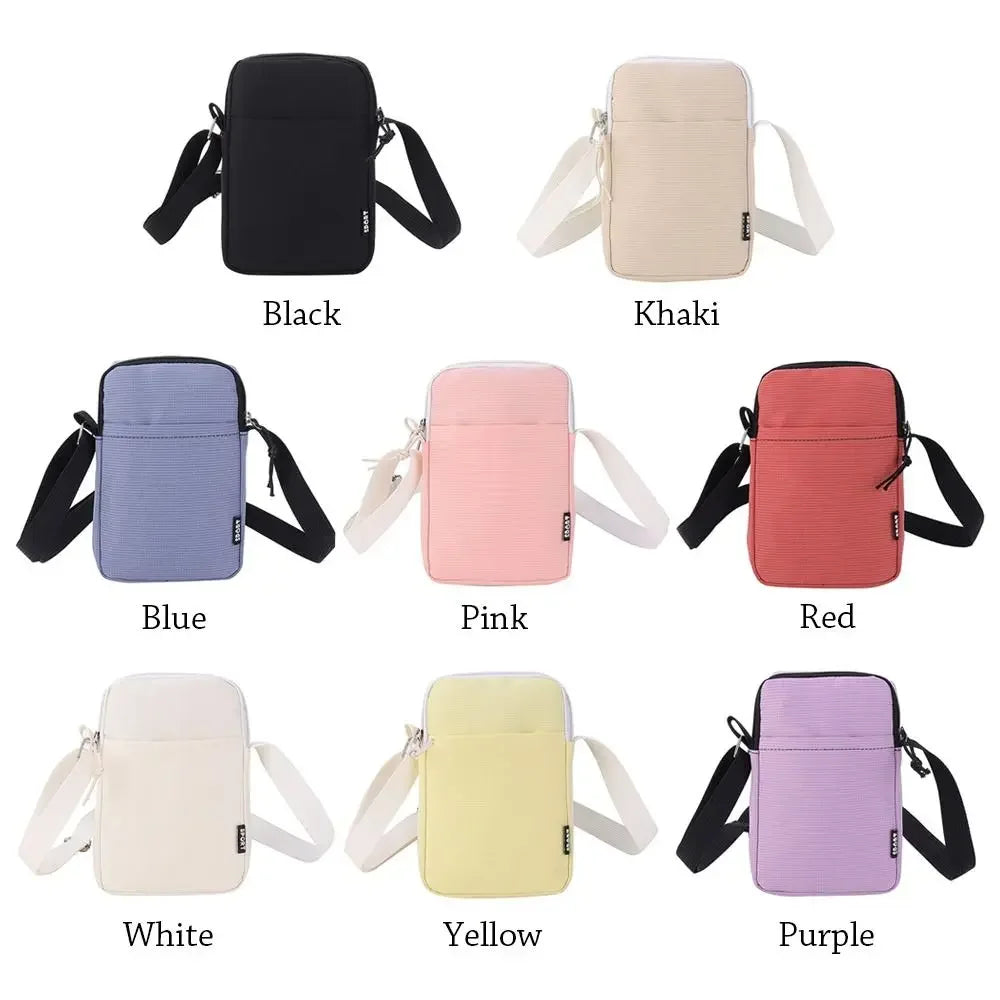 Mini Sac Toile Unisexe Croisé Téléphone 20x13cm Résistant Eau – CLEVI Paris