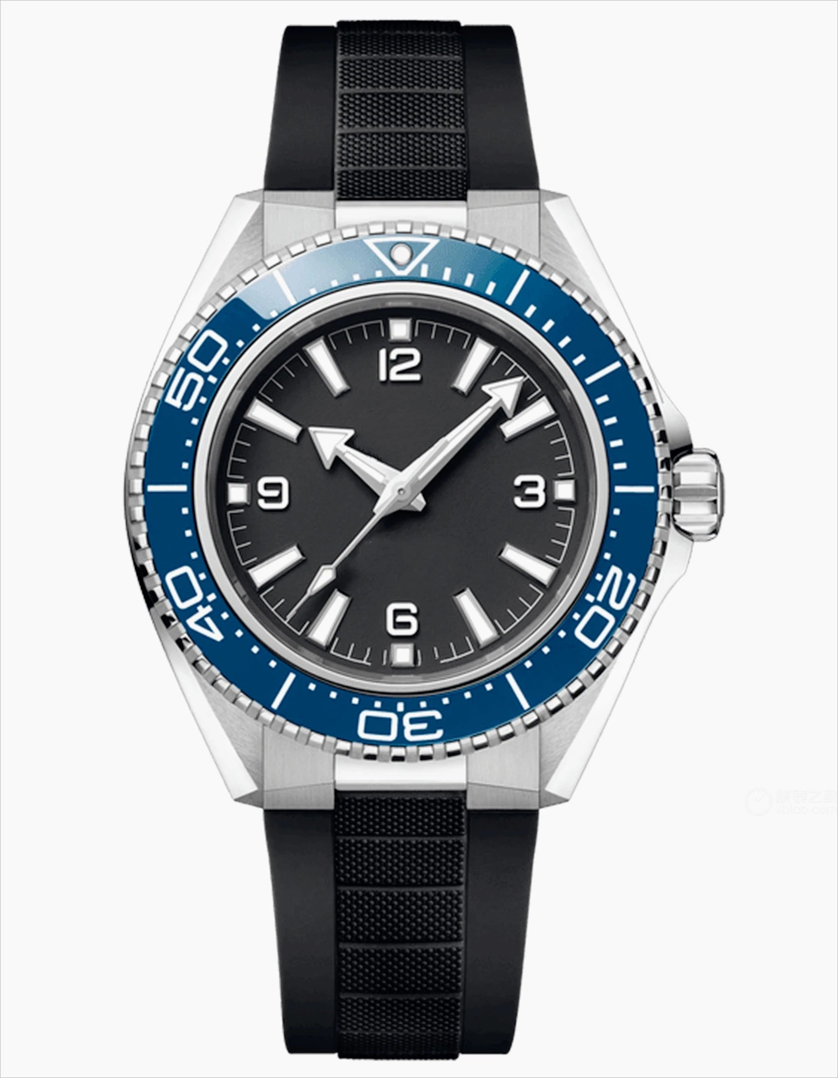 Montre Homme Automatique Modèle 600 Lunette Céramique Boîtier Acier Inox Bracelet Acier Calendrier Lumineux 42mm – CLEVI Paris