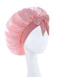 Bonnet de Nuit Satin Cheveux Bouclés — CLEVI Paris