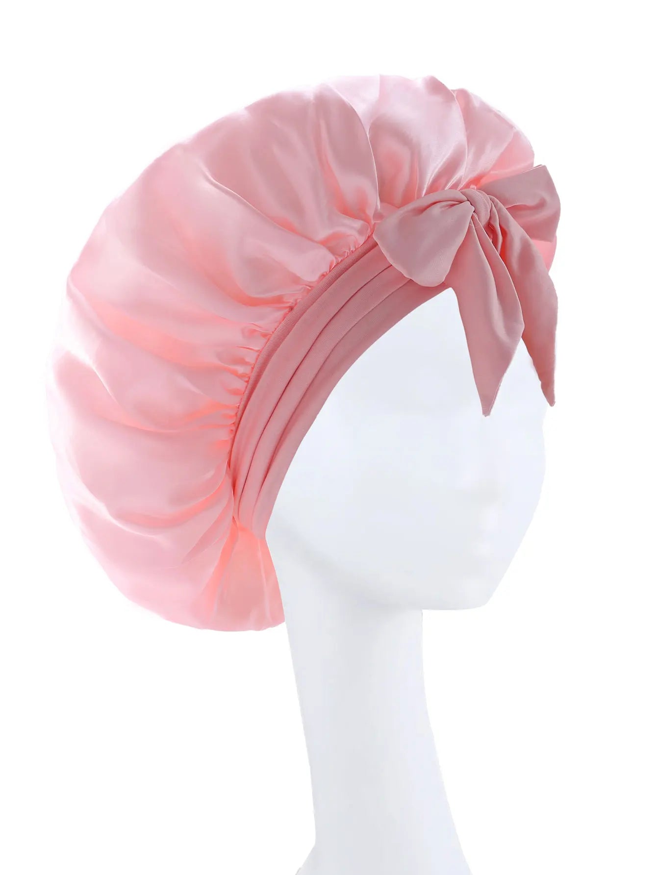 Bonnet de Nuit Satin Cheveux Bouclés — CLEVI Paris