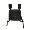 Sac Poitrine Banane Homme Oxford — Streetwear Hip-Hop, Grande Capacité, Tactique, Noir | CLEVI Paris