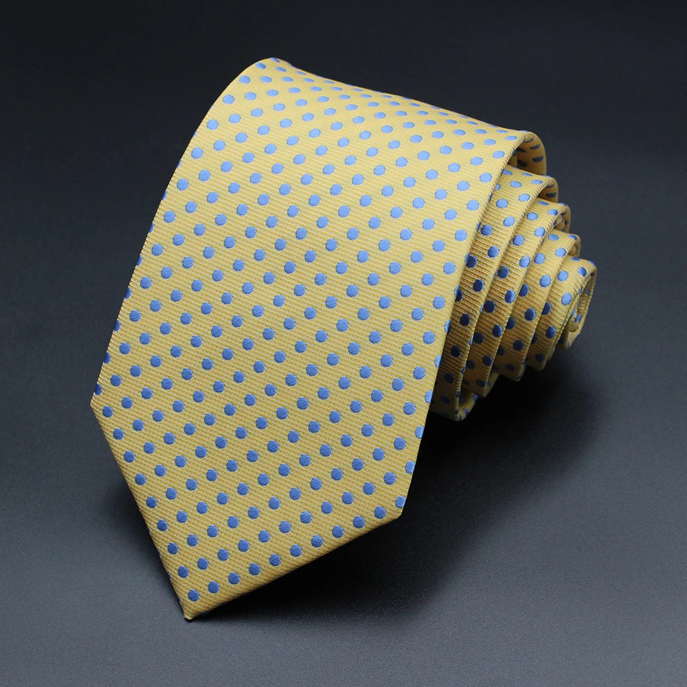 Cravate homme à pois 7 cm – CLEVI Paris