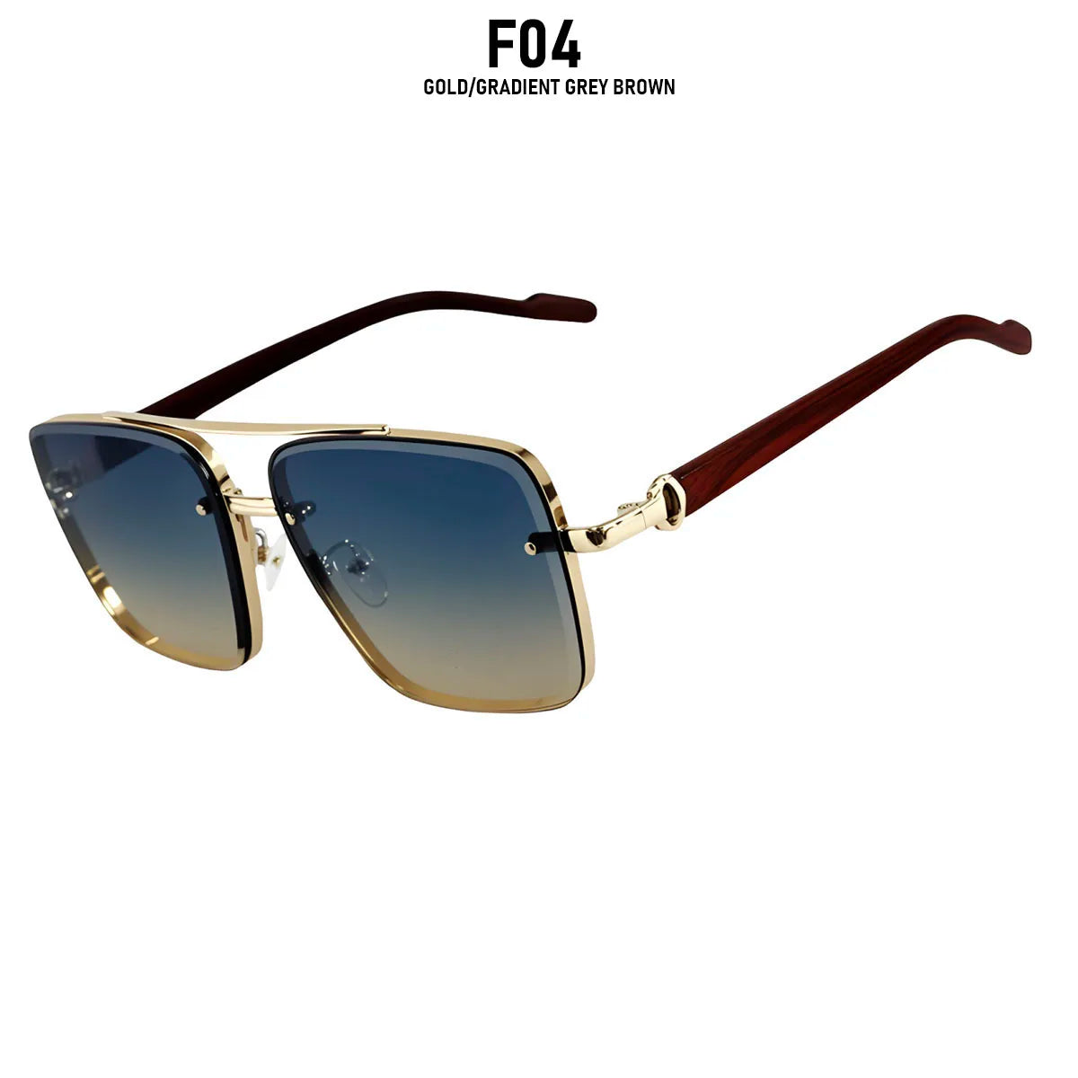 Lunettes de Soleil Carrées Vintage Unisexe | UV400 Monture Alliage Rétro Plage & Vacances – CLEVI Paris