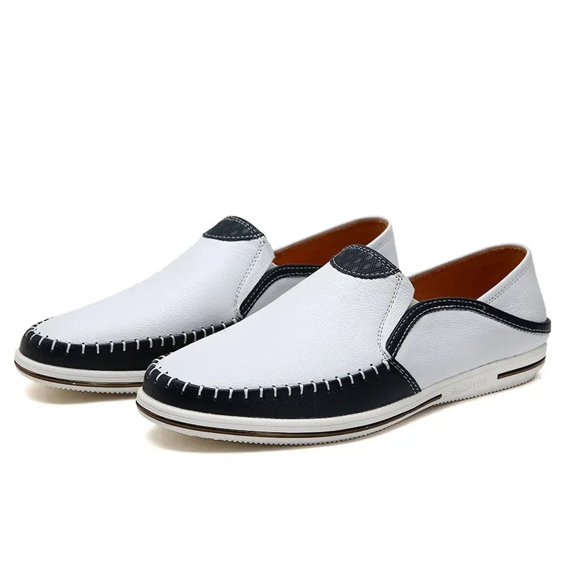 Chaussures Business Casual Homme Ajourées — Style Anglais, Slip-On | CLEVI Paris
