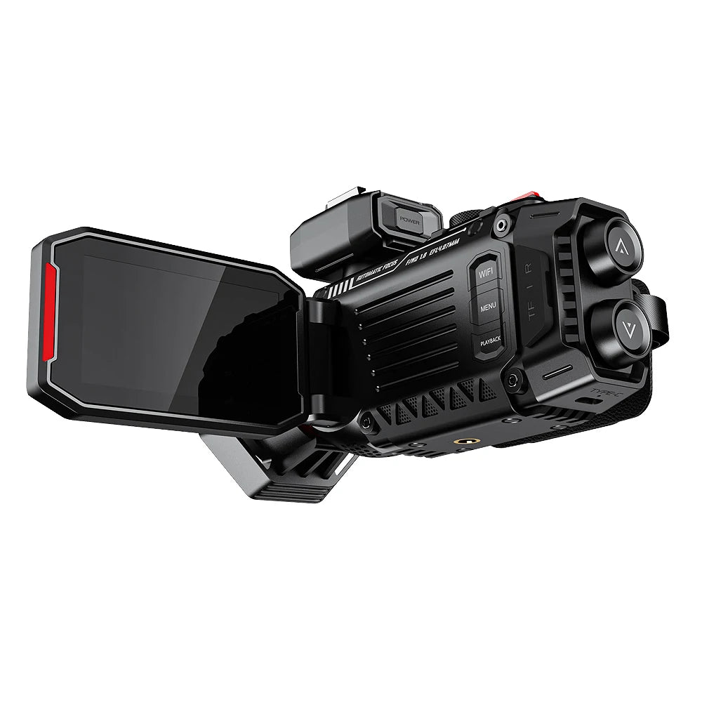 Caméscope Ponbos DV60 4K UHD WiFi – Zoom 50x, 53MP, Filtres Intégrés, Ultra-Léger, Photo & Vidéo – CLEVI Paris