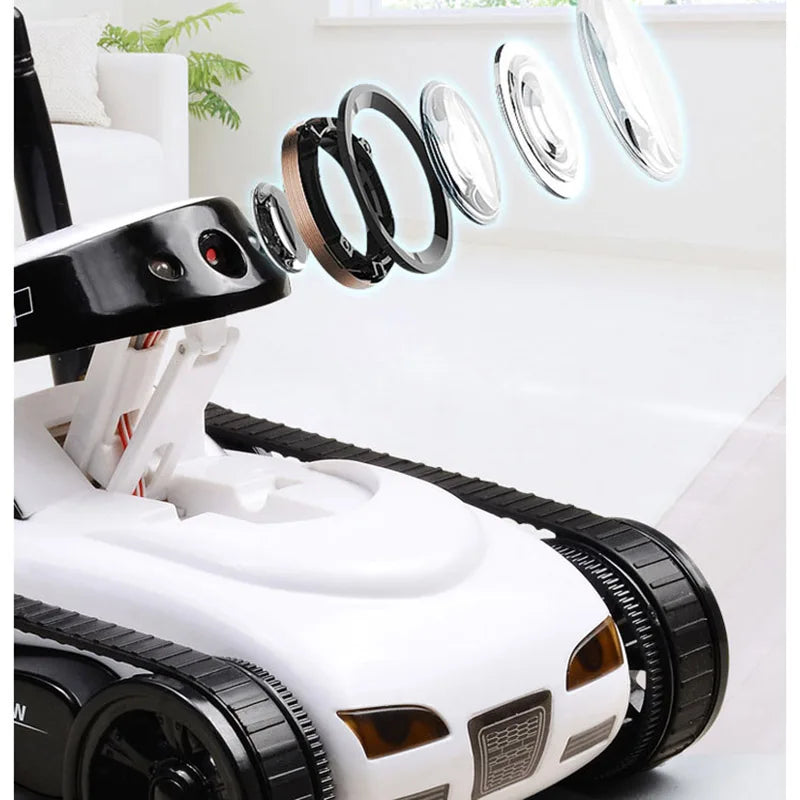 Tank Télécommandé FPV WiFi JIKEFUN Q101 – Caméra HD, Transmission en Direct & Contrôle par Application – CLEVI Paris