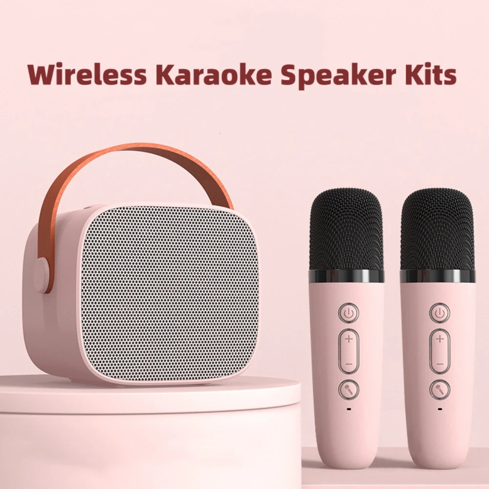 Machine Karaoké Portable Bluetooth 5.0 Micro Sans Fil Enfants & Adultes – CLEVI Paris