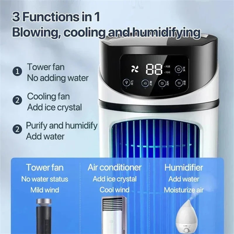 Ventilateur de bureau USB avec minuterie – CLEVI Paris