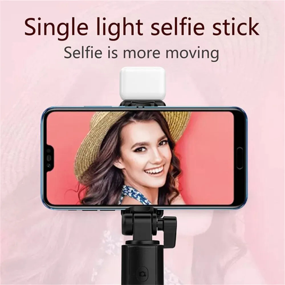 Perche selfie R1 Bluetooth avec éclairage – CLEVI Paris