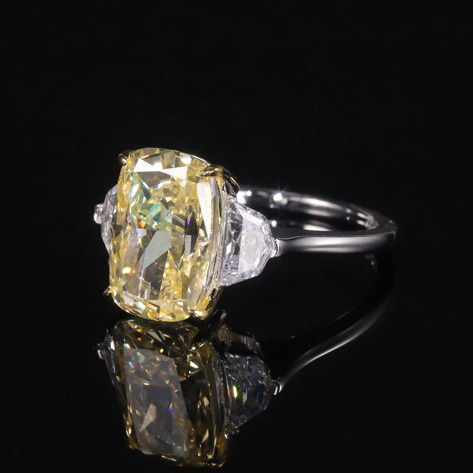 Bague Trois Pierres Argent 925 | Zircon Diamant – CLEVI Paris