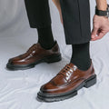 Oxford Homme Brogue Cuir Verni Respirant Imperméable | Business Mariage EU 38-45