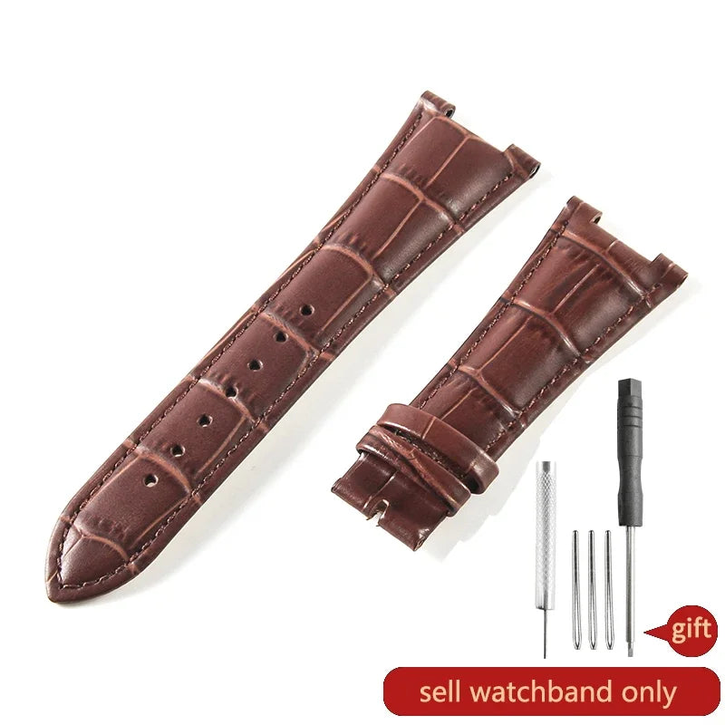Bracelet Montre Cuir Vache | Compatible Patek Philippe Nautilus PP5711 5712G – CLEVI Paris