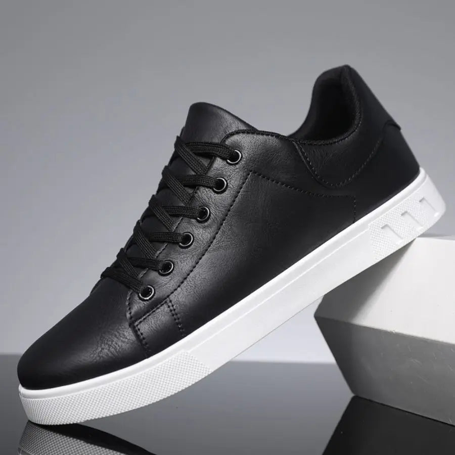 Chaussures Skate Homme Minimalistes Cuir Artificiel Semelle Souple 2 Coloris Grandes Tailles – CLEVI Paris
