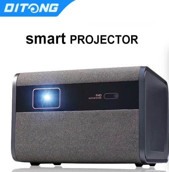 DITONG J10 Vidéoprojecteur Android 11 1080P 4K 3500 ANSI Autofocus 6D Son 20W – CLEVI Paris