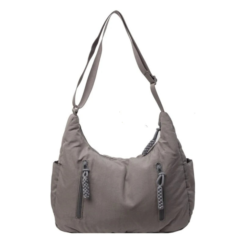 Sac à Main Bandoulière Nylon Femme | Casual & Élégant, Fermeture Zippée, 2 Tailles, 9 Coloris – CLEVI Paris