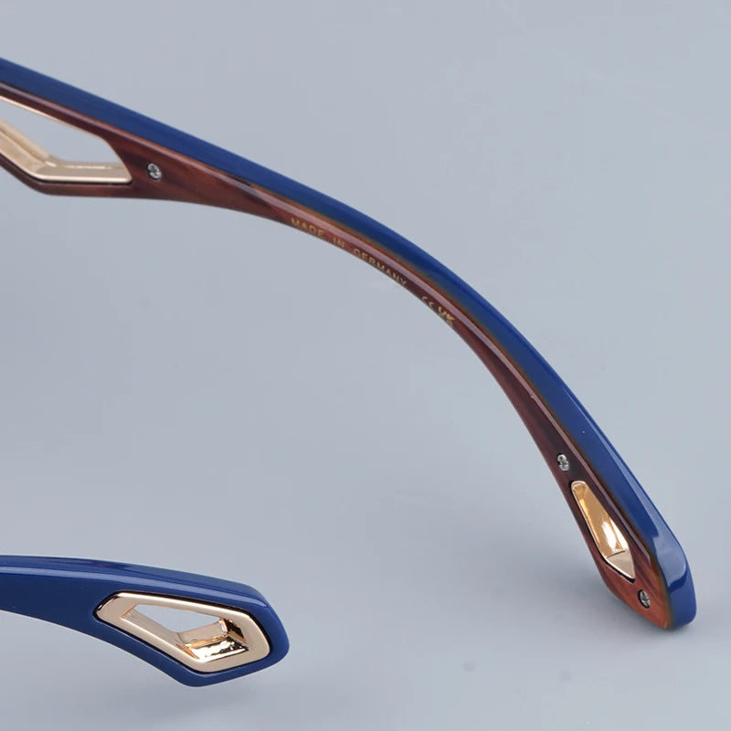 Lunettes de Soleil Homme Homotati Z154 – Sans Monture Acétate Artisanal Taillé Diamant UV400 – CLEVI Paris