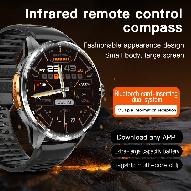 Montre connectée 4G AMOLED GPS 32 Go – CLEVI Paris