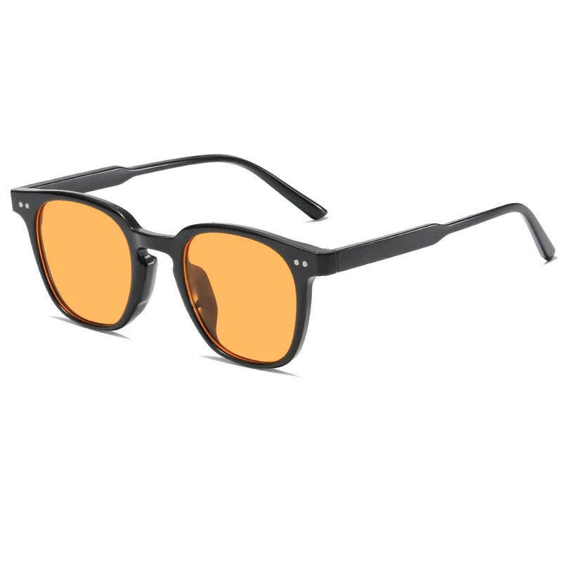 Lunettes de Soleil Carrées Vintage Miroir Unisexe – CLEVI Paris