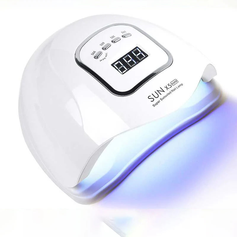 Lampe UV LED 150W SUN X5 Max — 45 LEDs, Séchage Rapide Gel, Batterie Rechargeable | CLEVI Paris