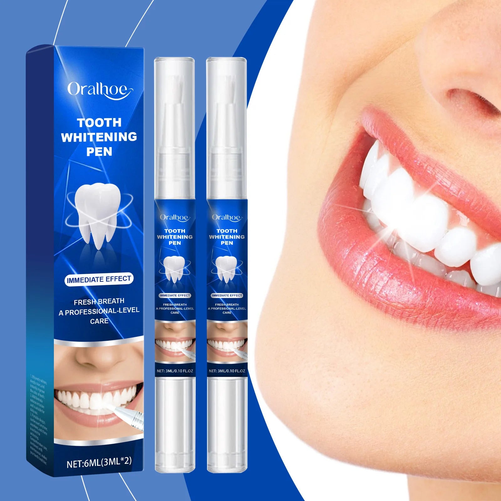 Stylo Blanchissant Dents aux Plantes – Efface les Taches, Haleine Fraîche & Sourire Éclatant