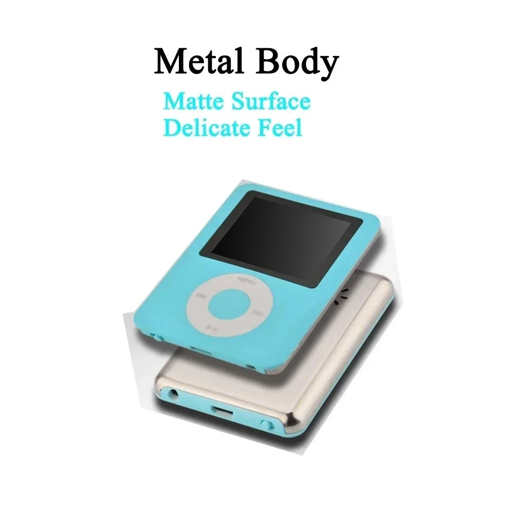 RJYLZ 3TH Lecteur MP4 Boîtier Métal Écran LCD 1,8" FM Enregistreur Jeux – CLEVI Paris